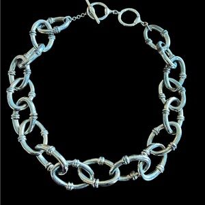 Lauren Ralph Lauren Silver link chunk Necklace